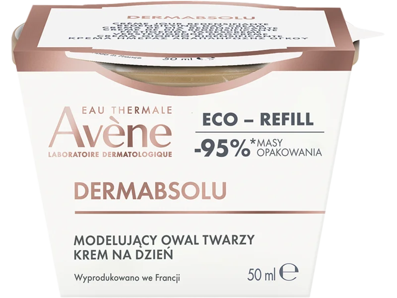 Avene Dermabsolu, modelujący owal twarzy na dzień (Refill), krem