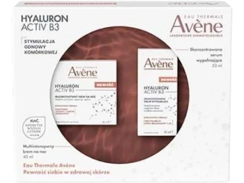 Zdjęcie produktu AVENE Hyaluron Activ B3 skoncentrowana pielęgnacja nocna, krem + serum