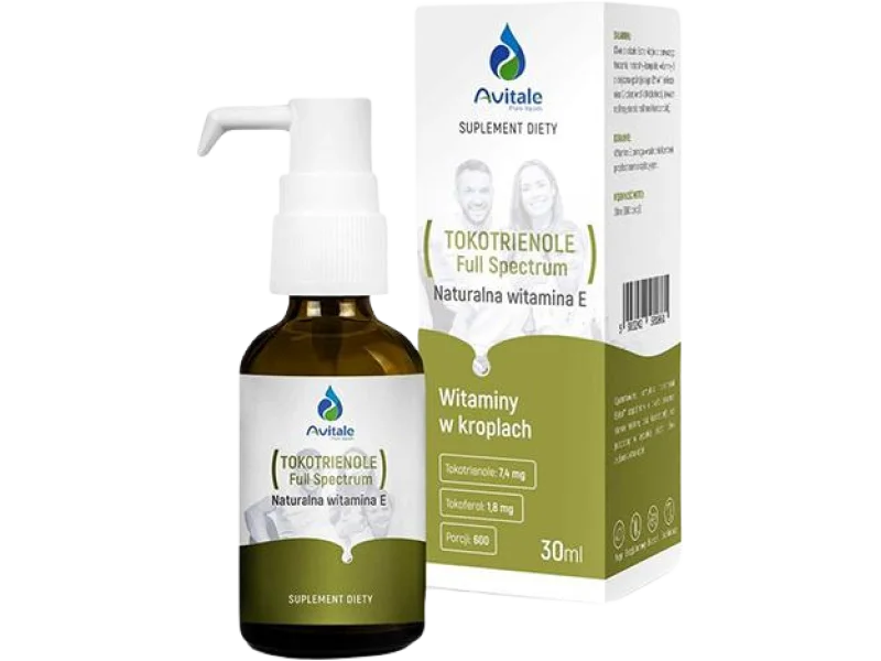 Avitale Tokotrienole Full Spectrum naturalna witamina E, krople