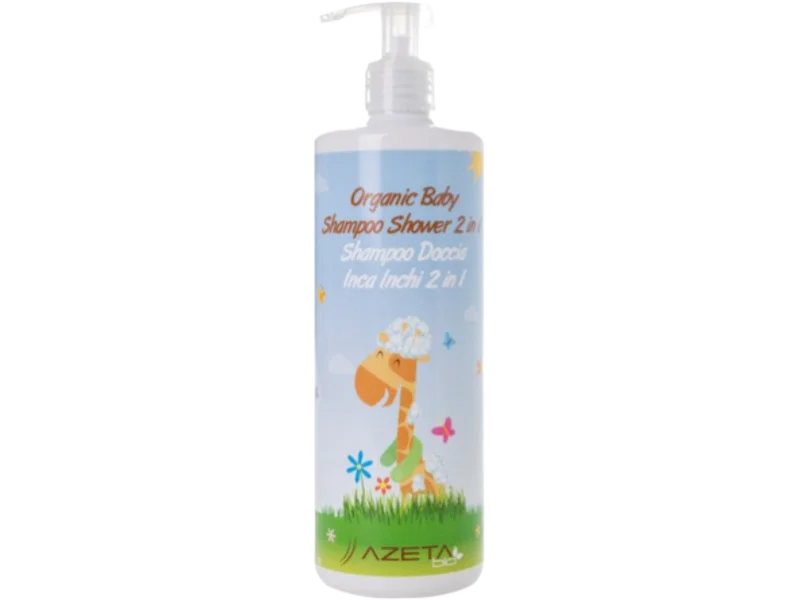 AZETA BIO Organiczny 2w1 do mycia ciała i włosów dla dzieci, płyn
