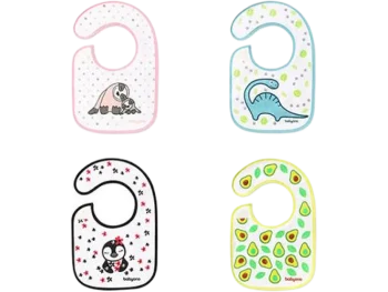 Zdjęcie produktu BABYONO Śliniak frotte I EAT AND I GROW, śliniak