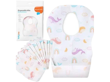 Zdjęcie produktu Babyono śliniaki jednorazowe 878, 6 m+
