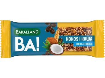 Zdjęcie produktu Bakalland BA! Baton zbożowy kokos i kawa koncentracja
