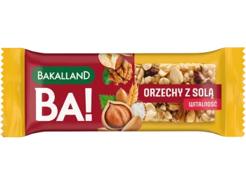 Zdjęcie produktu Bakalland BA! baton zbożowy orzechy z solą witalność