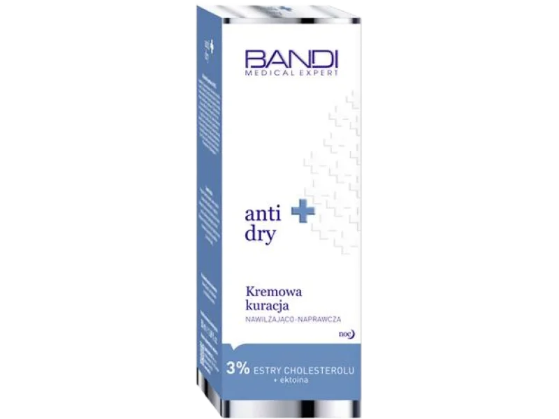 BANDI ANTI DRY, kremowa kuracja nawilżająco-naprawcza