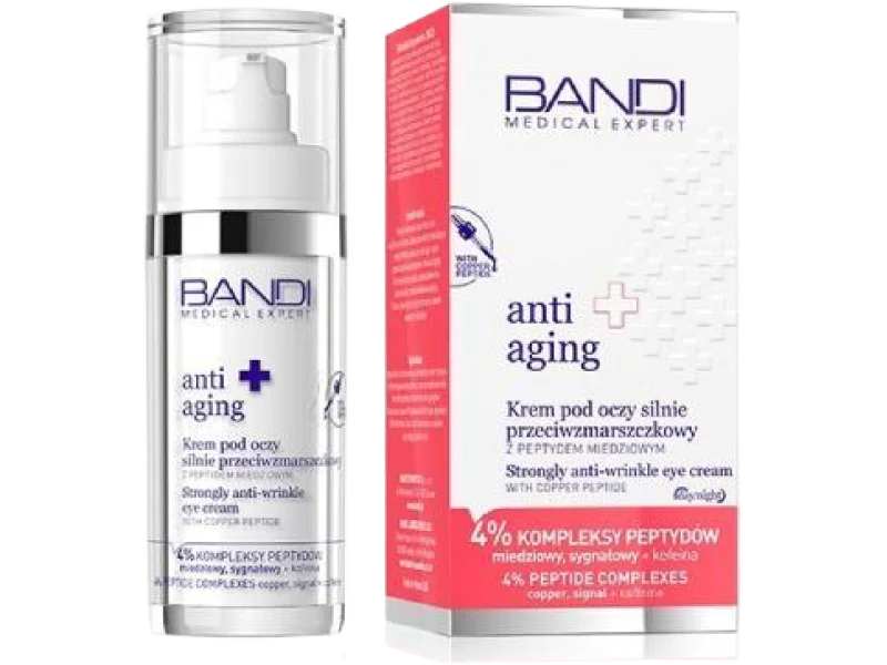 Bandi Cosmetics Medical Expert Anti-Aging krem pod oczy silnie przeciwzmarszczkowy z peptydem miedziowym