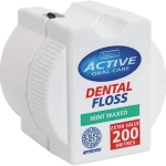 Beauty Formulas Active Oral Care nić dentystyczna miętowa woskowana