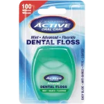 Beauty Formulas Active Oral Care nić dentystyczna udoskonalona miętowa woskowana z fluorem