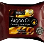 Beauty Formulas Argan Oil Cleansing Facial Wipes, chusteczki