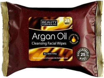 Zdjęcie produktu Beauty Formulas Argan Oil Cleansing Facial Wipes, chusteczki