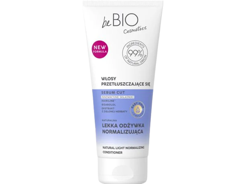 BeBio Baby Hair Complex, odżywka do włosów przetłuszczających się, normalizująca