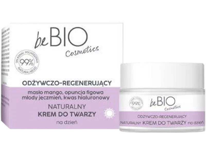 BeBio Naturalny krem do twarzy odżywczo-regenerujący na dzień