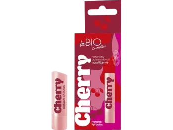 Zdjęcie produktu BeBio Naturalny nawilżający balsam do ust z dodatkiem oleju z wiśni