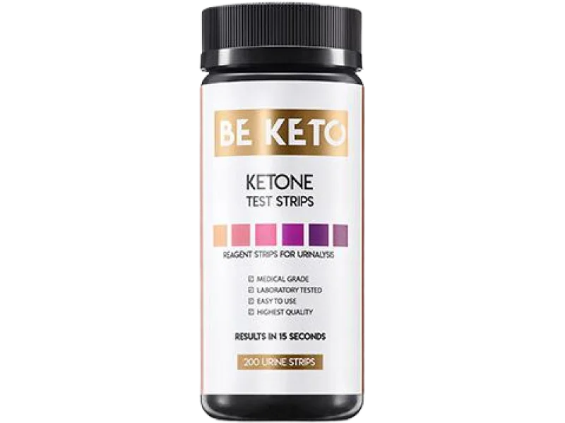 BeKeto Ketone Test Strips, test paskowy