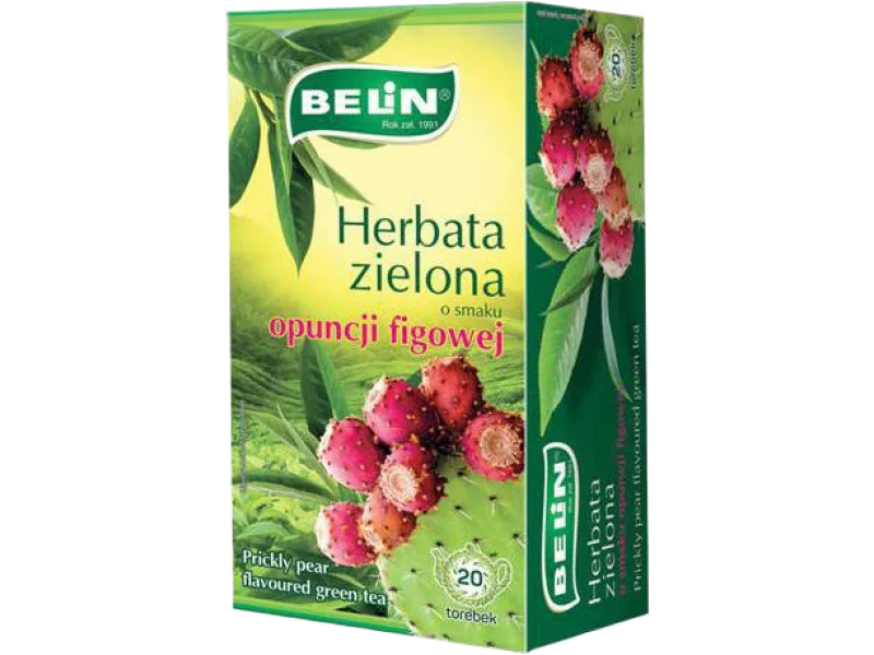 Belin herbata zielona, smak opuncji figowej, saszetki