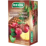 Belin herbatka owocowa, smak żurawinowo-ananasowy, herbata ekspresowa
