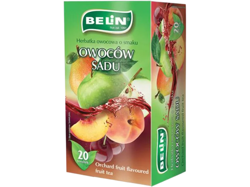 Belin Herbatka owocowa, smak owoców sadu, zioła do zaparzania