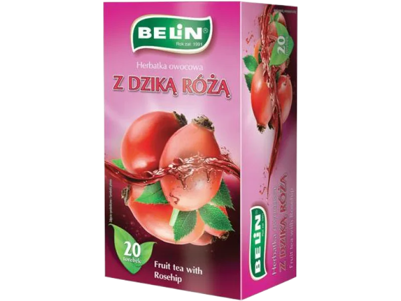 Belin herbatka owocowa z dzikią różą, herbata w saszetkach