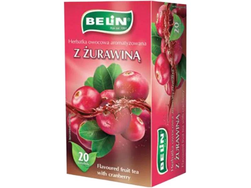 Belin Herbatka owocowa z żurawiną, herbata ekspresowa