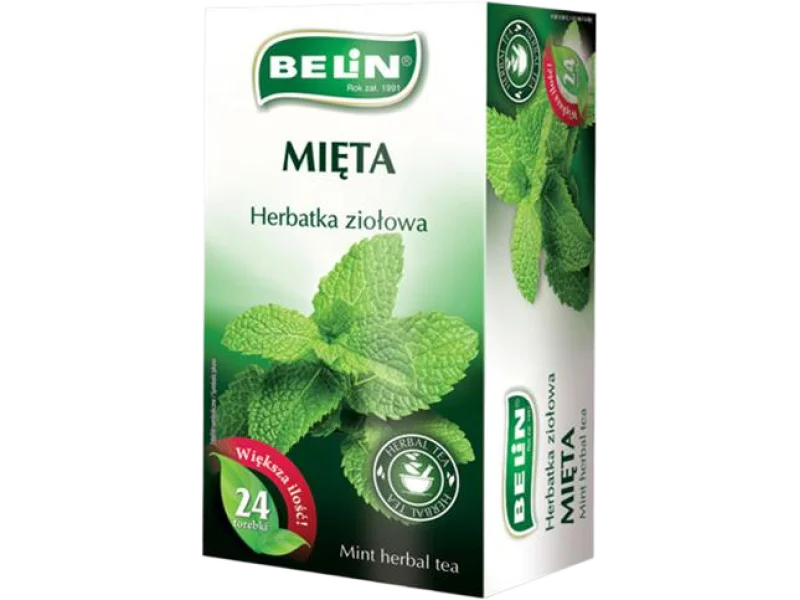 Belin Herbatka ziołowa mięta, zioła do zaparzania