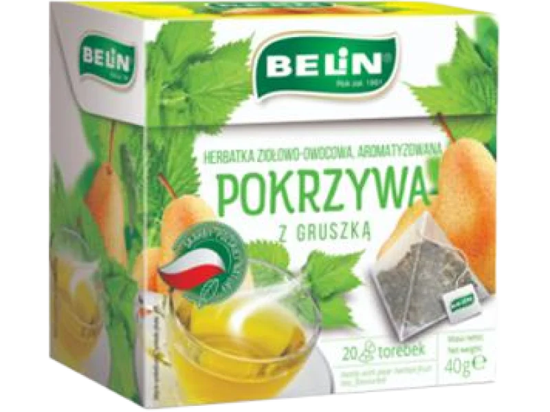 Belin herbatka ziołowo-owocowa pokrzywa z gruszką, herbata