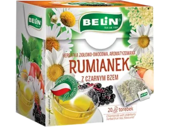 Zdjęcie produktu Belin herbatka ziołowo-owocowa rumianek z czarnym bzem, herbata ziołowa