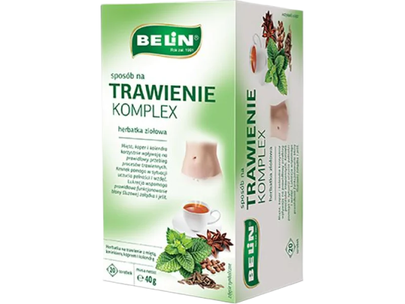 Belin Sposób na trawienie komplex, herbata ziołowa