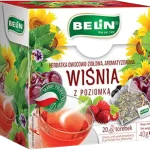 Belin, wiśnia z poziomką, herbata ziołowa