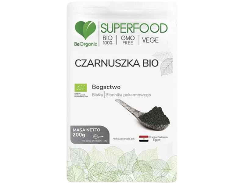 BeOrganic Czarnuszka BIO, proszek