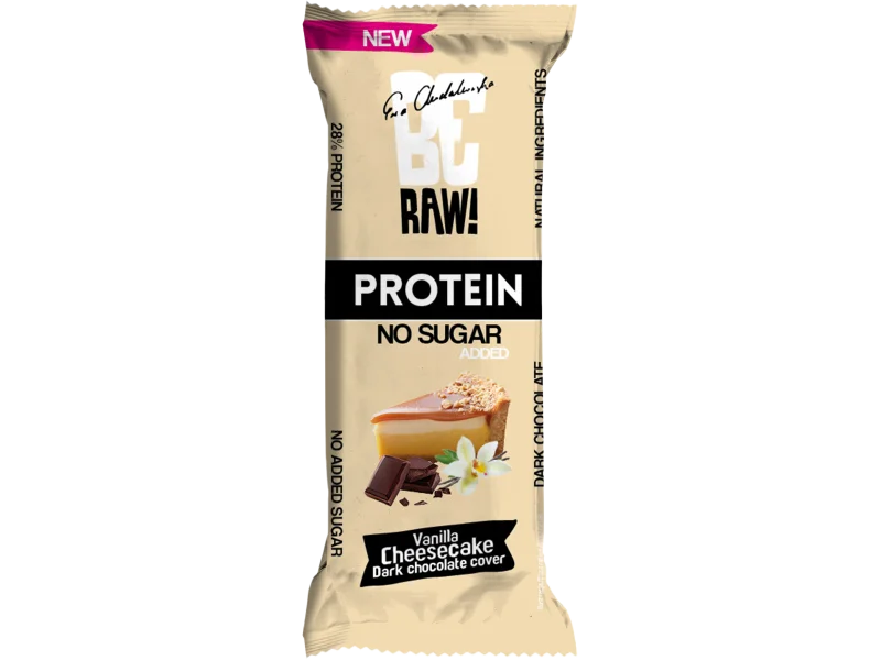 BeRAW! Protein, sernik waniliowy, baton