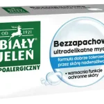 Biały Jeleń hipoalergiczny, glicerynowe bezzapachowe, mydło