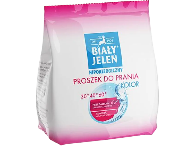 BIAŁY JELEŃ Proszek do prania kolor