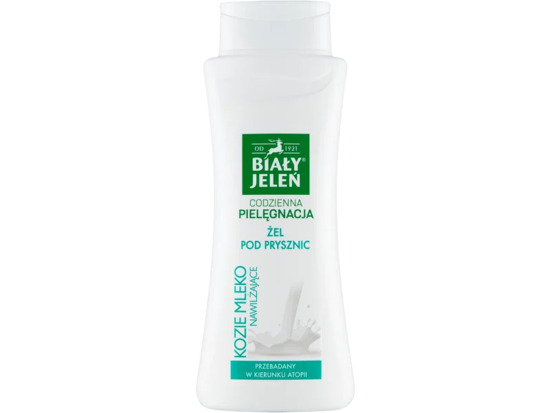 Biały Jeleń, żel pod prysznic z kozim mlekiem