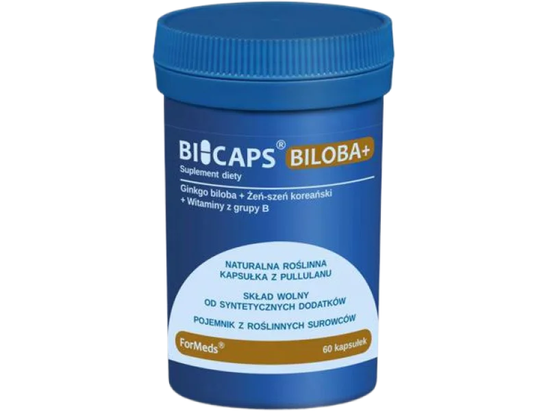 Bicaps Biloba+, kapsułki