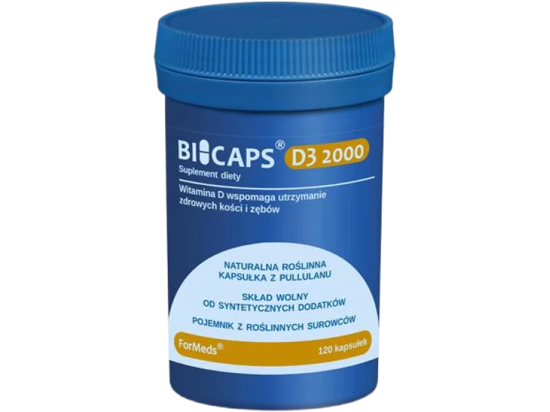 BICAPS D3 2000, kapsułki, 50 µg