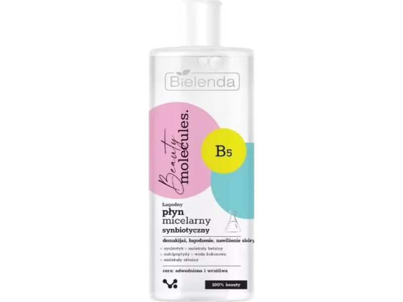 Bielenda Beauty Molecules łagodny synbiotyczny płyn micelarny