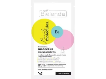 Zdjęcie produktu Bielenda Beauty Molecules, molekularna maseczka niacynamidowa cera problematyczna, maska