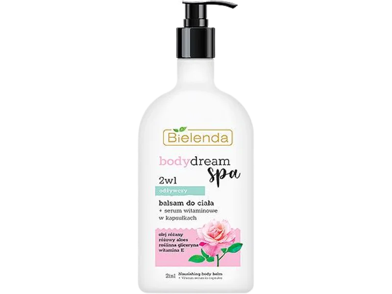 BIELENDA BODY DREAM SPA 2w1 odżywczy balsam do ciała + serum witaminowe w kapsułkach