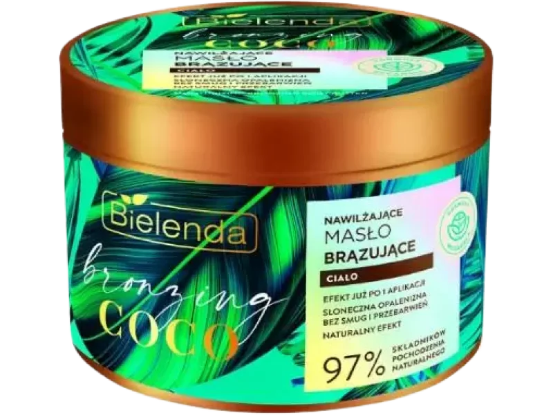 Bielenda Bronzing Coco nawilżające brązujące masło do ciała