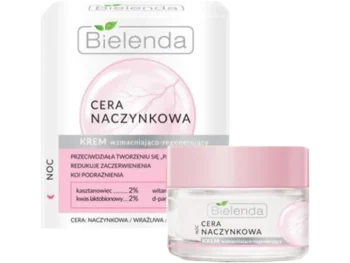 Zdjęcie produktu Bielenda Cera naczynkowa, krem wzmacniająco-regenerujący