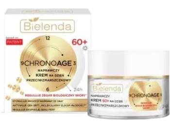 Zdjęcie produktu Bielenda Chrono Age 24h, naprawczy przeciwzmarszczkowy 60+ na dzień, krem