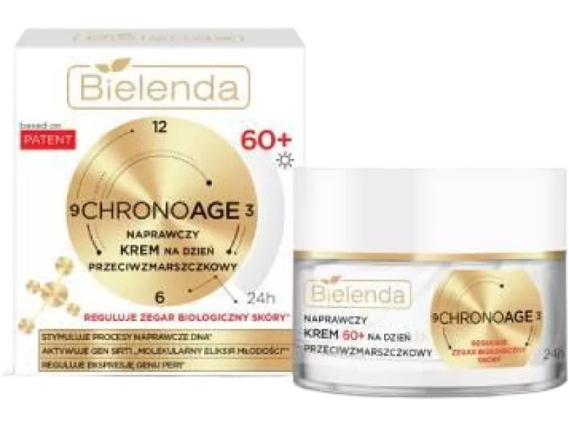 Bielenda Chrono Age 24h, naprawczy przeciwzmarszczkowy 60+ na dzień, krem