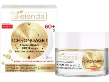 Zdjęcie produktu Bielenda Chrono Age 24h, rewitalizujący krem przeciwzmarszczkowy 60+ na noc