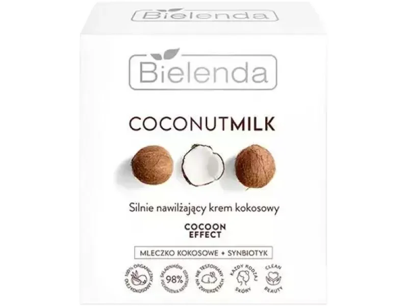 Bielenda Coconut Milk silnie nawilżający krem kokosowy