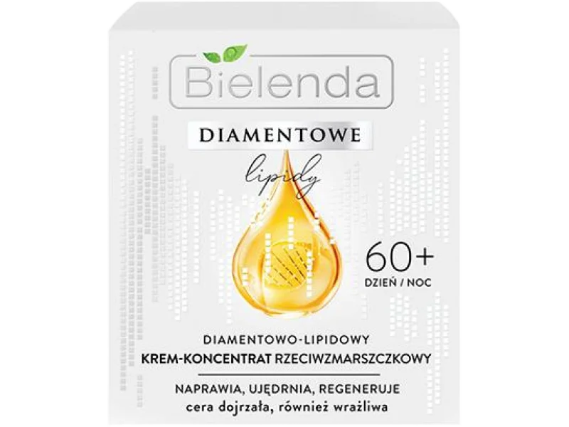 Bielenda diamentowe lipidy diamentowo-lipidowy krem-koncentrat przeciwzmarszczkowy 60+ dzień/noc