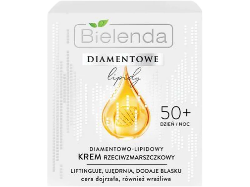 Bielenda diamentowe lipidy diamentowo-lipidowy przeciwzmarszczkowy 50+, krem