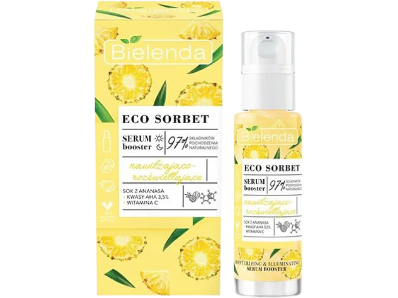 Bielenda Eco Sorbet Ananas serum booster nawilżająco-rozświetlające