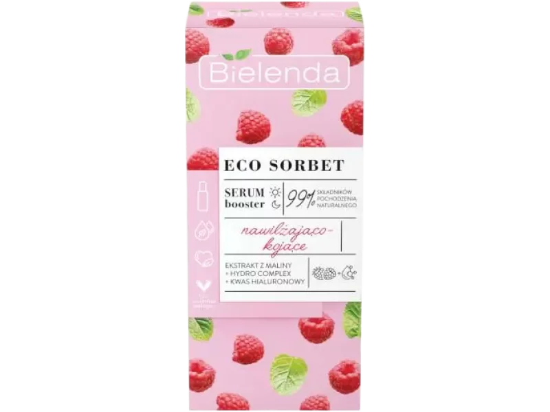 Bielenda Eco Sorbet Malina serum booster nawilżająco-kojący