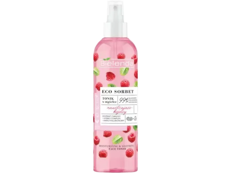 Bielenda Eco Sorbet malina tonik nawilżająco-kojący, mgiełka