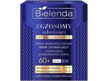 Zdjęcie produktu Bielenda Egzosomy Młodości, przeciwzmarszczkowy krem liftingujący, rozjaśniający przebarwienia i plamy 60+